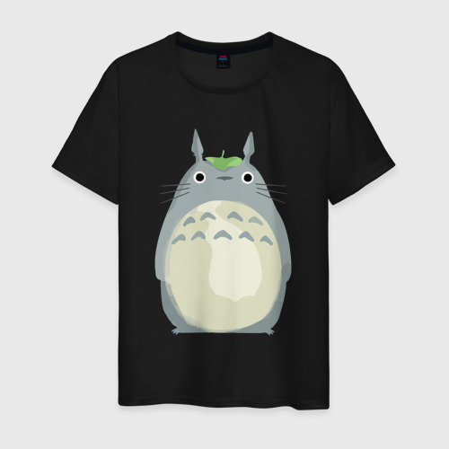 Мужская футболка хлопок Neighbor Totoro, цвет черный