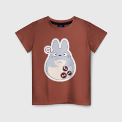 Тоторо и сусуватари – Детская футболка хлопок с принтом купить со скидкой в -20%