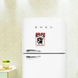 Магнитный плакат 2Х3 AC DC на фоне Пикачу играющего рок на гитаре - фото 2