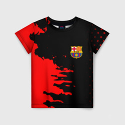 Barcelona краски спорт – Детская футболка 3D с принтом купить со скидкой в -33%