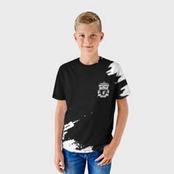 Детская футболка 3D Ливерпуль краски - фото 2