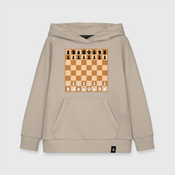 Детская толстовка хлопок Шахматная доска без нумерации
