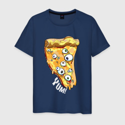 Pizza yum – Мужская футболка хлопок с принтом купить со скидкой в -20%