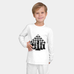 Детская пижама с лонгсливом хлопок The chessboard - фото 2