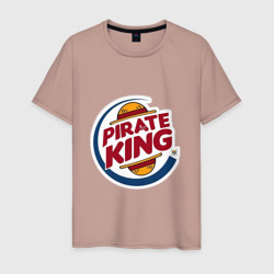 Ван Пис pirate king – Мужская футболка хлопок с принтом купить со скидкой в -20%