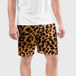 Мужские шорты спортивные Леопардовый весь - фото 2