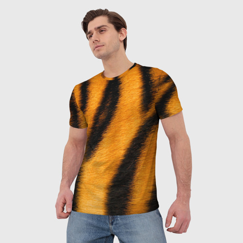 Мужская футболка 3D Весь тигровый, цвет 3D печать - фото 3