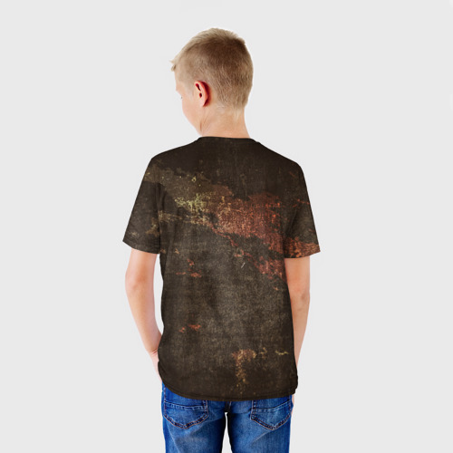 Детская футболка 3D с принтом Зак Фостер из Ангела кровопролития, вид сзади #2