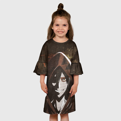 Детское платье 3D с принтом Зак Фостер из Ангела кровопролития, вид сбоку #3
