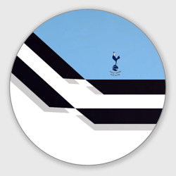 Круглый коврик для мышки Tottenham sport geometry