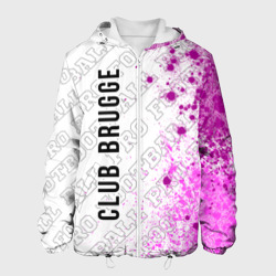 Мужская куртка 3D Club Brugge pro football по-вертикали