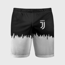 Мужские шорты спортивные Juventus белый огонь текстура