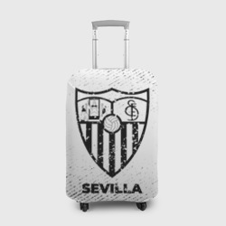 Чехол для чемодана 3D Sevilla с потертостями на светлом фоне