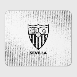 Прямоугольный коврик для мышки Sevilla с потертостями на светлом фоне