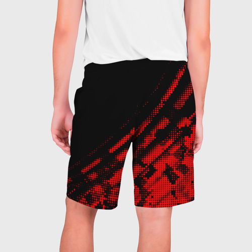Мужские шорты 3D PSG sport grunge, цвет 3D печать - фото 2