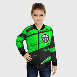 Детский бомбер 3D Leeds United sport green - фото 2