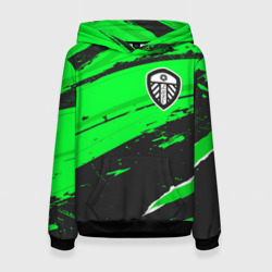 Женская толстовка 3D Leeds United sport green