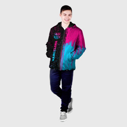 Мужская куртка 3D Barcelona - neon gradient по-вертикали - фото 2