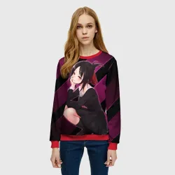 Женский свитшот 3D Кагуя из Kaguya sama wa Kokurasetai - фото 2
