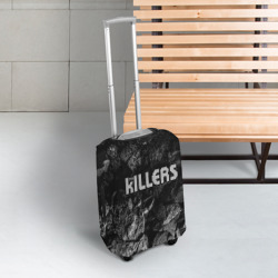 Чехол для чемодана 3D The Killers black graphite - фото 2