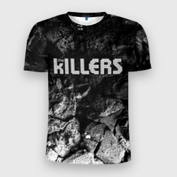 Мужская футболка 3D Slim The Killers black graphite