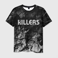 Мужская футболка 3D The Killers black graphite