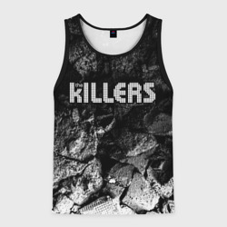 Мужская майка 3D The Killers black graphite