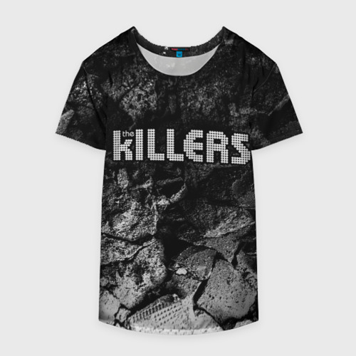 Накидка на куртку 3D The Killers black graphite, цвет 3D печать - фото 4