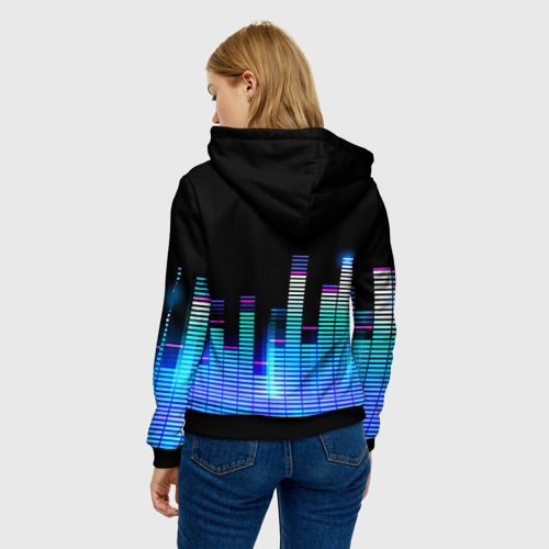 Женская толстовка 3D Paramore эквалайзер, цвет 3D печать - фото 4