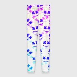 Леггинсы 3D Marshmello pattern neon