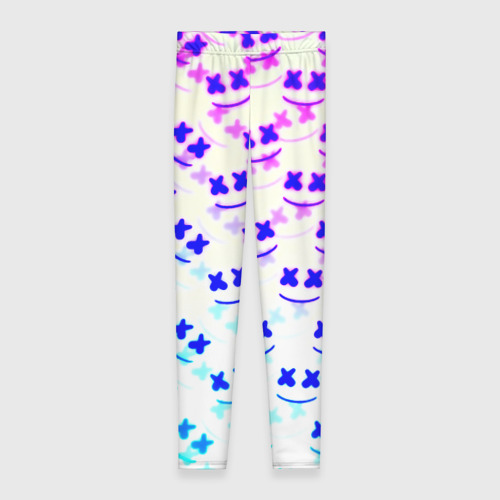 Леггинсы 3D Marshmello pattern neon, цвет 3D печать