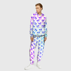 Мужской костюм с толстовкой 3D Marshmello pattern neon - фото 2