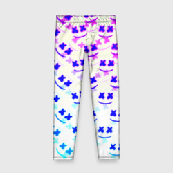 Детские леггинсы 3D Marshmello pattern neon