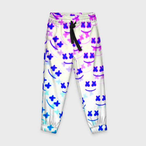 Детские брюки 3D Marshmello pattern neon, цвет 3D печать