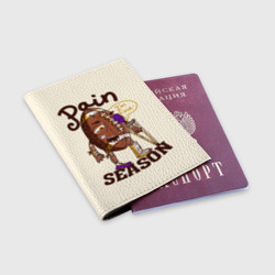 Обложка для паспорта матовая кожа Сезон боли - фото 2