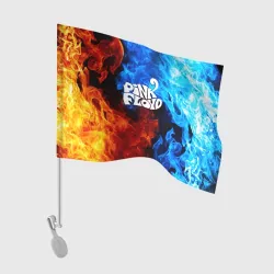 Флаг для автомобиля Pink floyd битва огней
