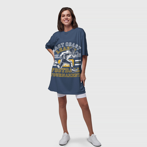 Платье-футболка 3D Футбол американский , цвет 3D печать - фото 5