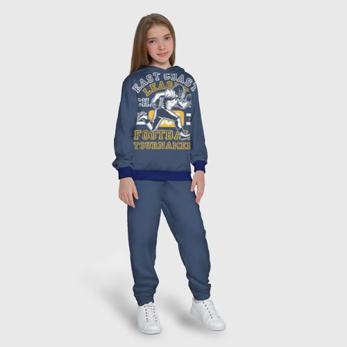 Детский костюм с толстовкой 3D Футбол американский , цвет синий - фото 5