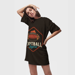 Платье-футболка 3D Легенда футбола - фото 2
