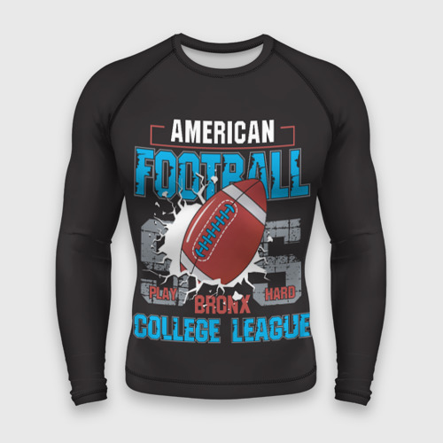 Мужской рашгард 3D American football college league, цвет 3D печать