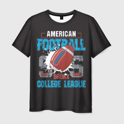 Мужская футболка 3D American football college league