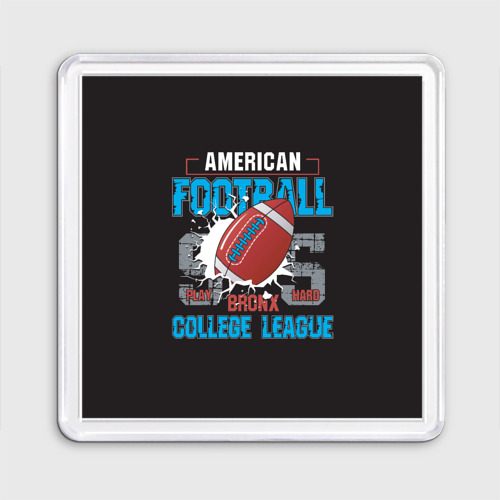 Магнит 55*55 American football college league