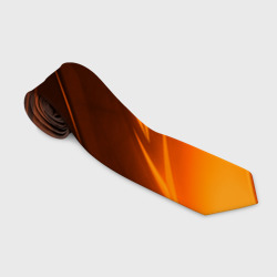 Галстук 3D Geometry stripes orange