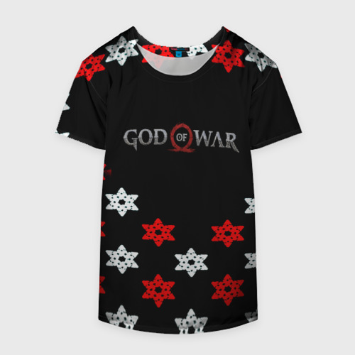 Накидка на куртку 3D God of war Кратос паттерн, цвет 3D печать - фото 4