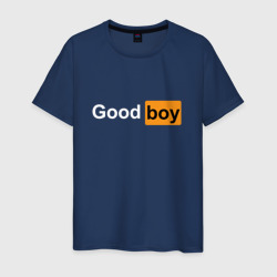 Good boy – Мужская футболка хлопок с принтом купить со скидкой в -20%