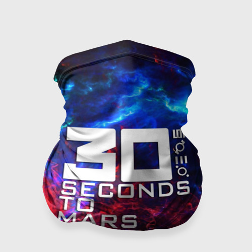 Бандана-труба 3D Thirty Seconds to Mars space rock, цвет 3D печать