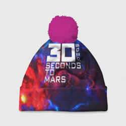 Шапка 3D c помпоном Thirty Seconds to Mars space rock