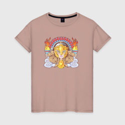 Древнегреческая богиня Афина – Женская футболка хлопок с принтом купить со скидкой в -20%