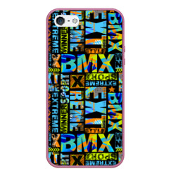 Чехол для iPhone 5/5S матовый Extreme sport BMX