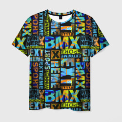 Мужская футболка 3D Extreme sport BMX